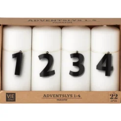 Adventslys 4-pk
