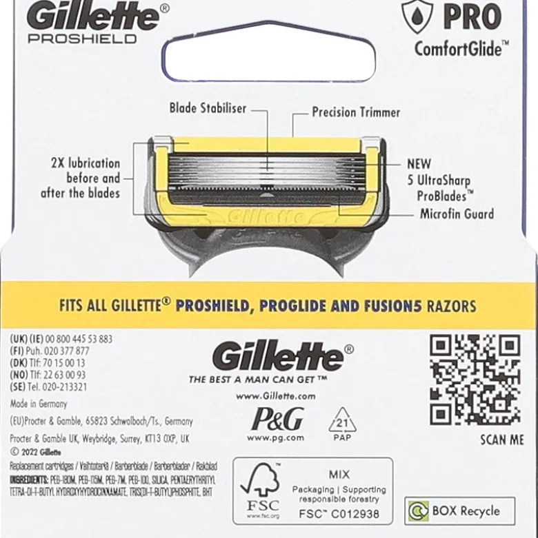Gillette blader 4-pk