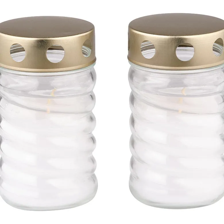 Gravlys i glass