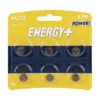 Knappcellebatteri 6-pk