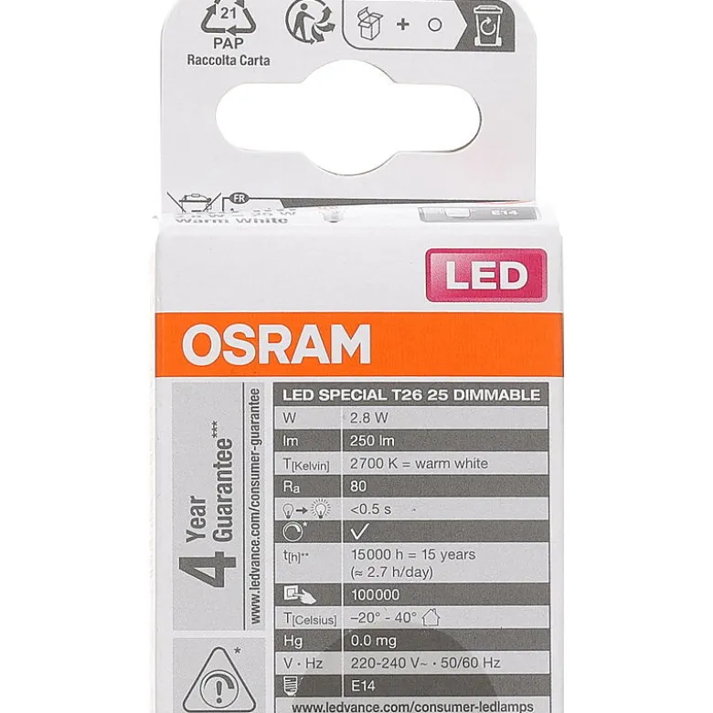 Lyspære LED 250 lm