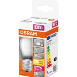 Lyspære LED 470 lm