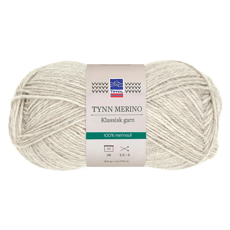 Tynn merino garn