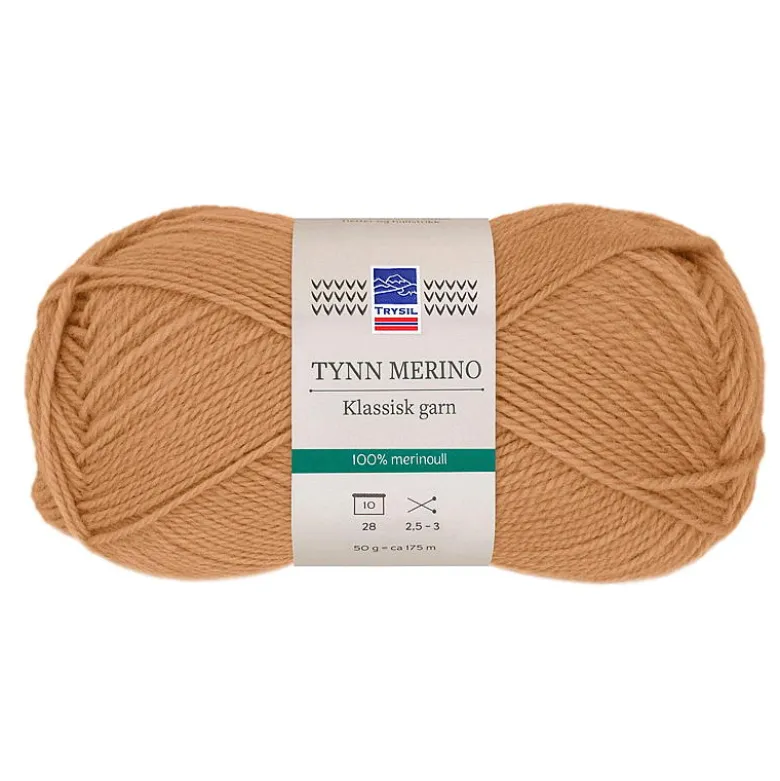 Tynn merino garn