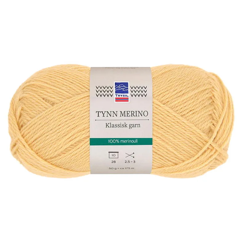 Tynn merino garn